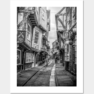 Historic York Shambles, Yorkshire, England Posters and Art